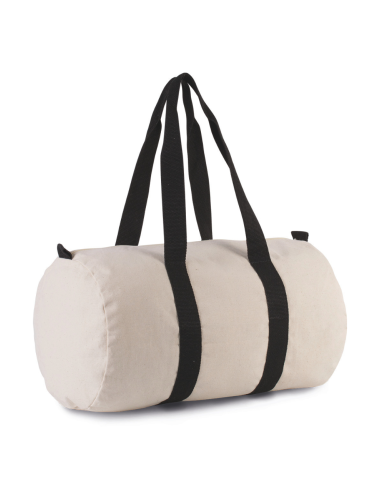 K-KI0632-COTTON CANVAS HOLD-ALL BAG